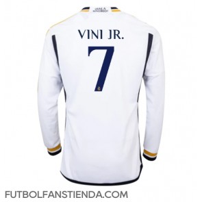 Real Madrid Vinicius Junior #7 Primera Equipación 2023-24 Manga Larga